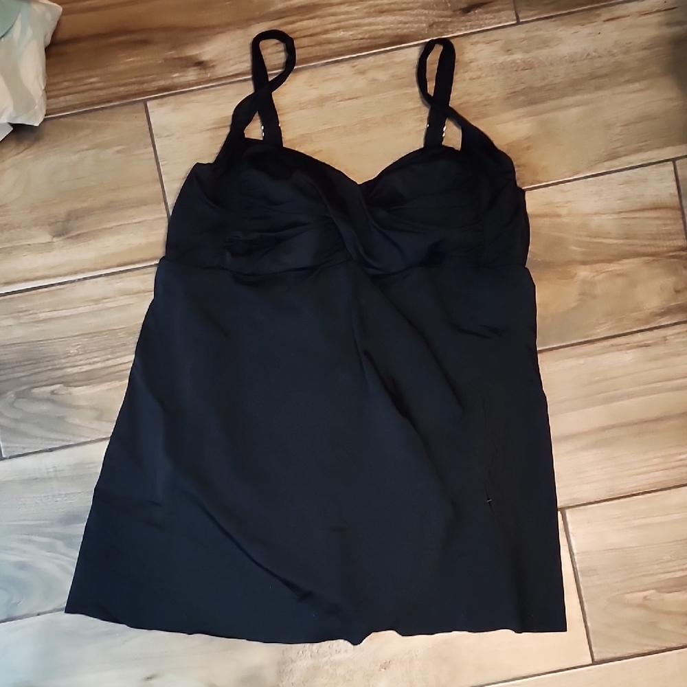 Swimsuits For All Elegant Black Swim Coverup